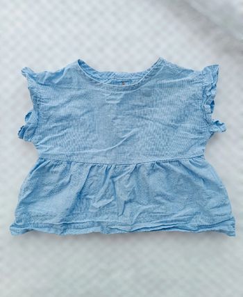 🔸Blouse Légère Fille 3 Mois Kiabi Manches Courtes🔸