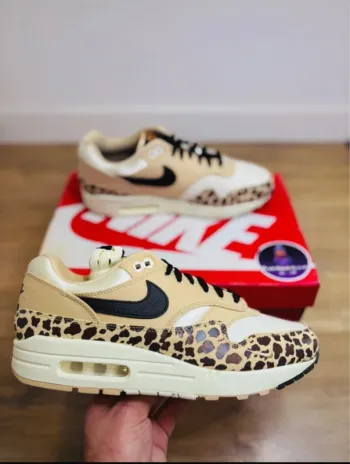 Nike Air Max 1 Leopard Sesame Velvet Brown + Extra Laces Taille 43