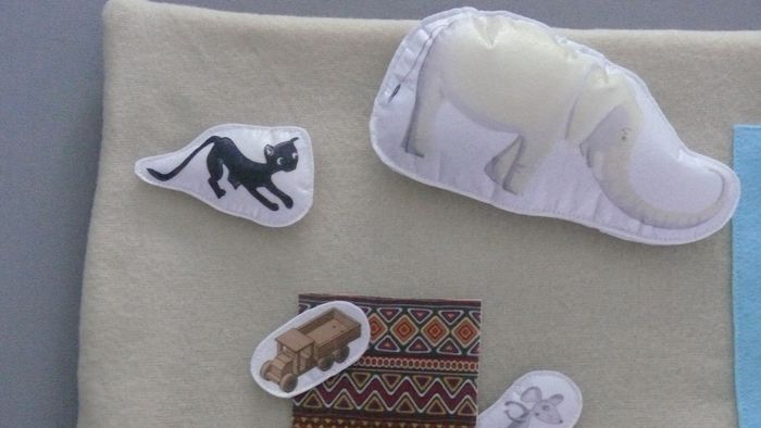 Tapis à histoire/sac à histoire "La sieste de Moussa" - photo numéro 5