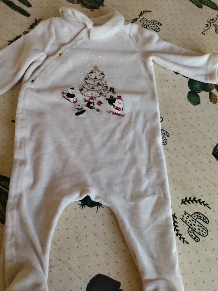 Pyjama bébé fille Sergent major Noël. Tbe