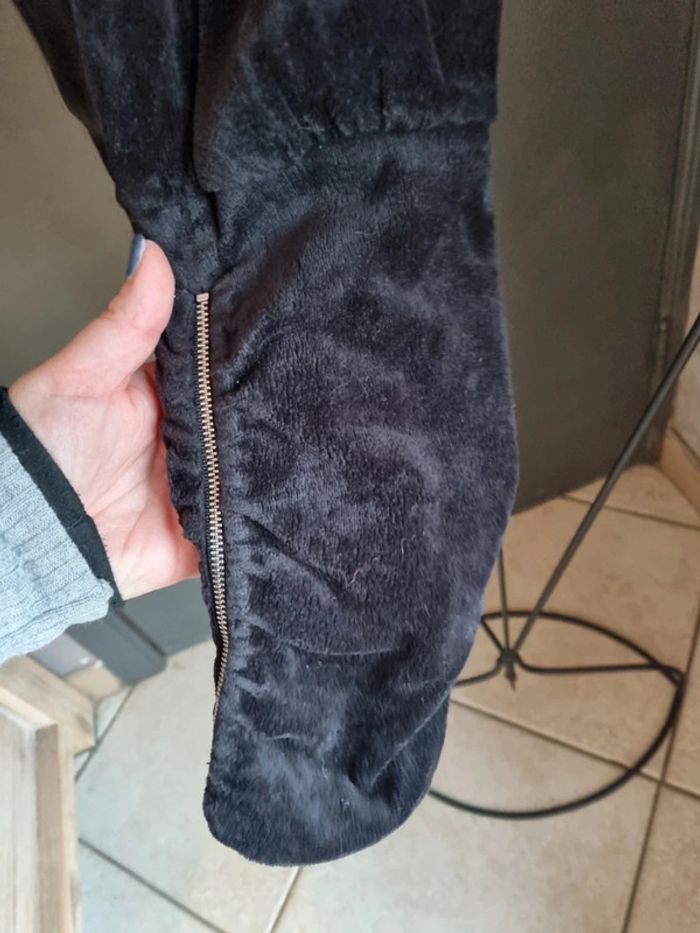 Ensemble training noir velours - photo numéro 7