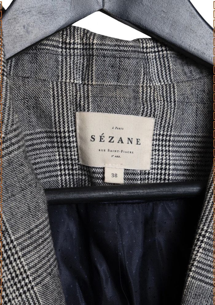 Blazer gris chiné Sézane – Taille 36 - photo numéro 5