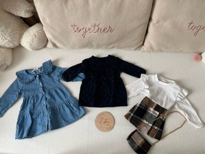 Lot de vêtements bébé fille 12 mois, 42 pièces, neuves ou en très bon état ! - photo numéro 8