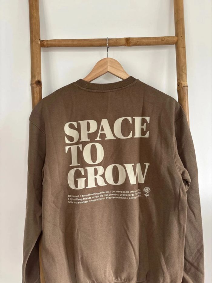 Pull marron space to grow H&M taille S - photo numéro 2