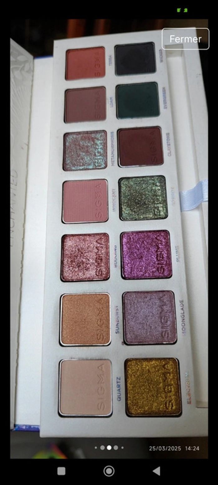 Sigma Enchanted Eyeshadow Palette - photo numéro 5