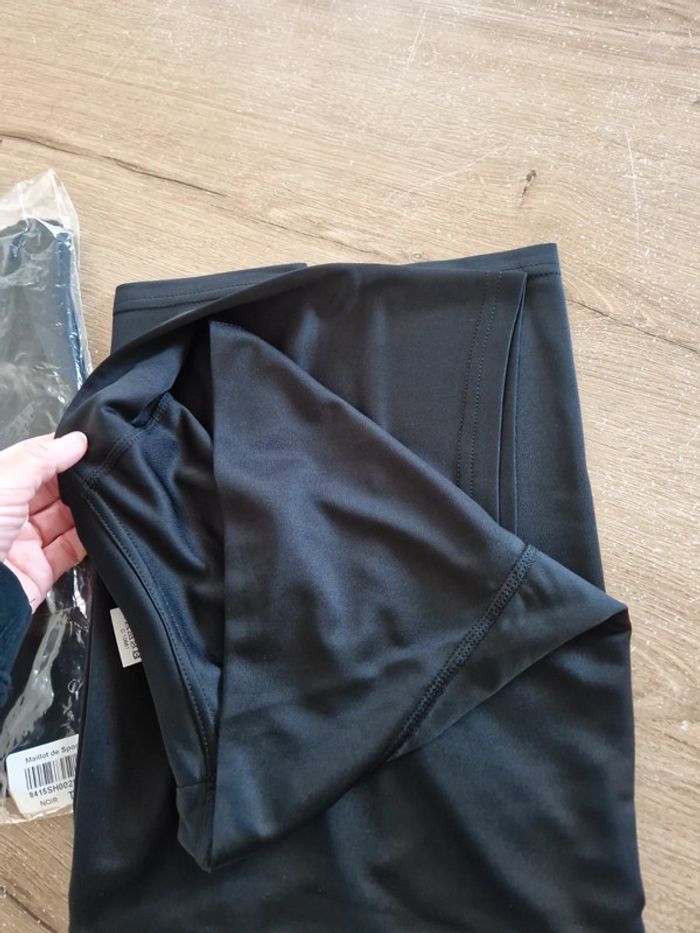 Lot de 2 maillots de sport noir - photo numéro 5