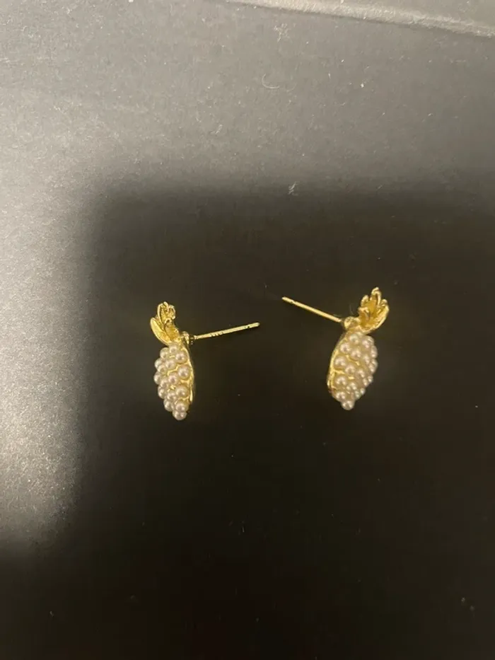 Boucle d’oreilles mini ananas
