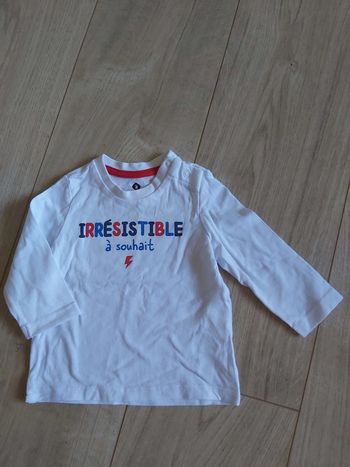 Tee-shirt ML garçon 6 mois (78)