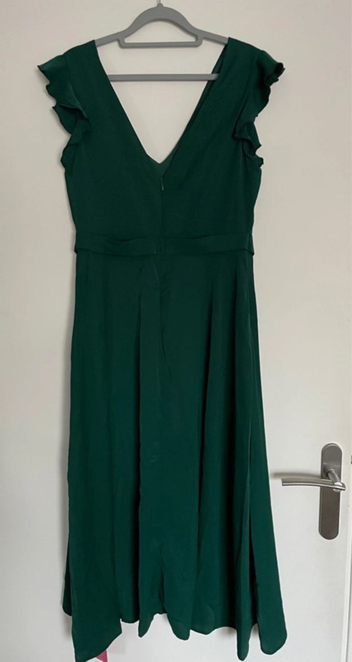 Robe cocktail verte NEUVE taille L - photo numéro 5