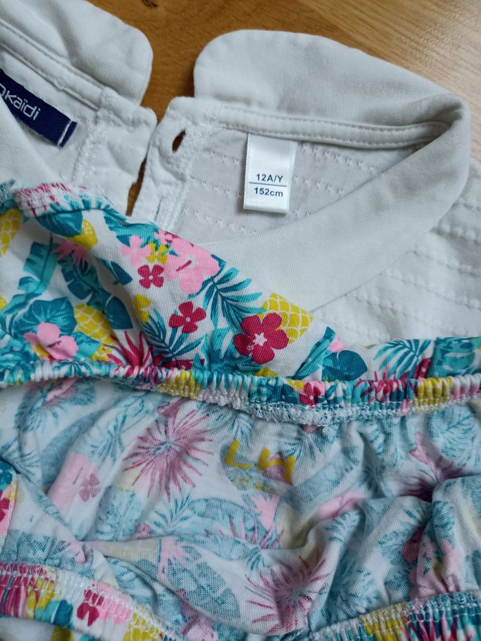 Lot tee shirt manches courtes été fille 10 ans - photo numéro 8