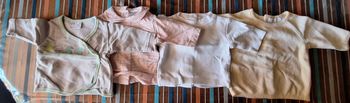 Lot de 4 hauts de naissance