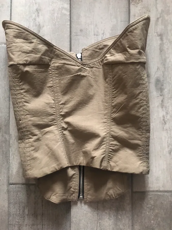 Bustier kaki Zara Très bon état Taille XS