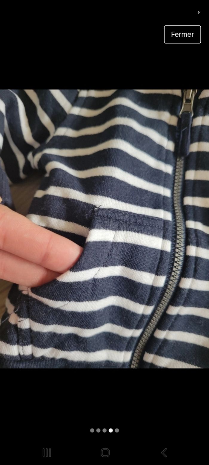 Gilet à capuche Gémo - photo numéro 4