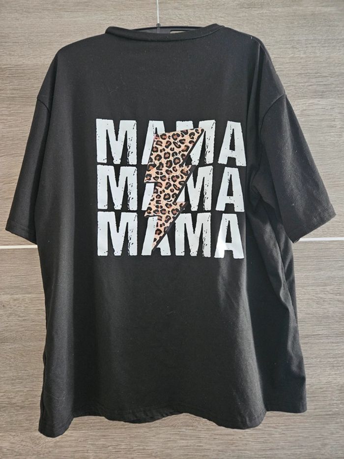Tee shirt femme noir shein taille M