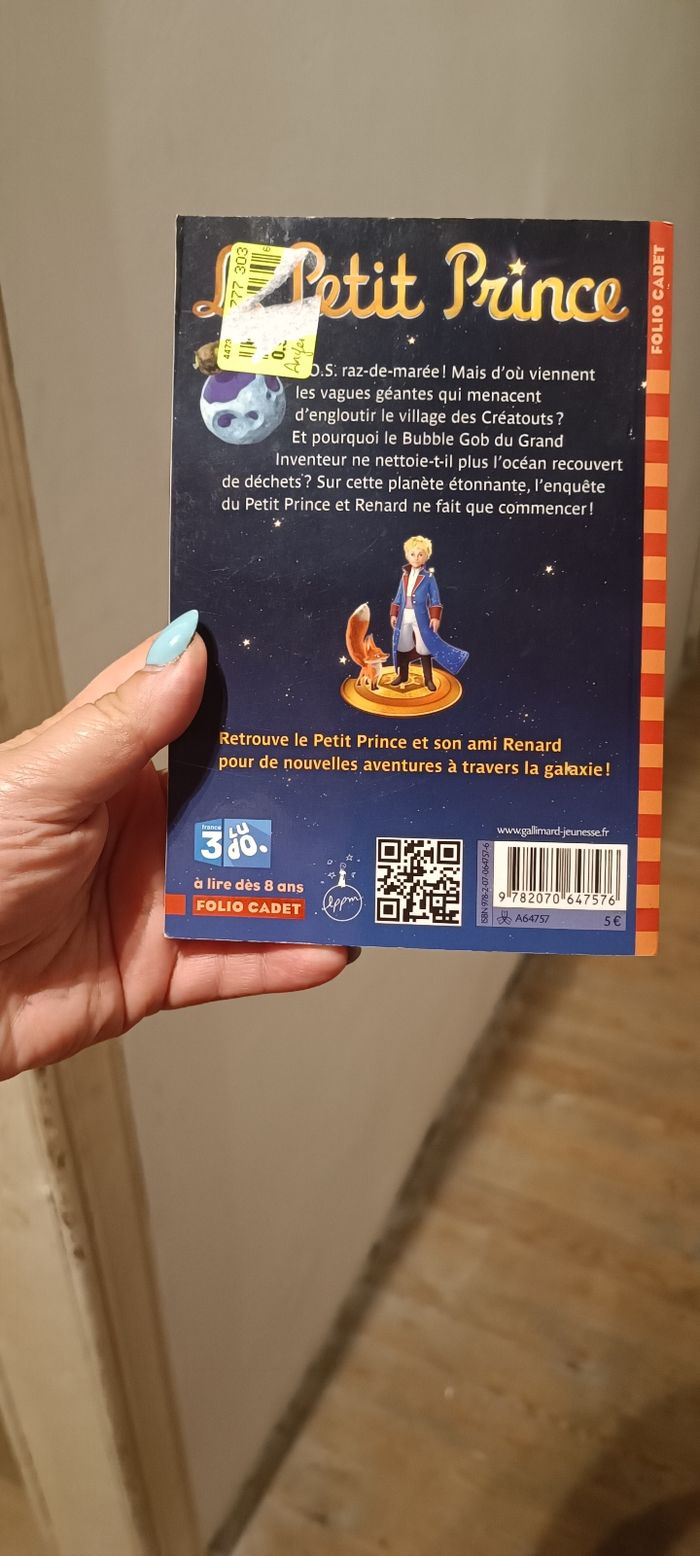 Livre le petit prince la planète du bubble gob - photo numéro 2