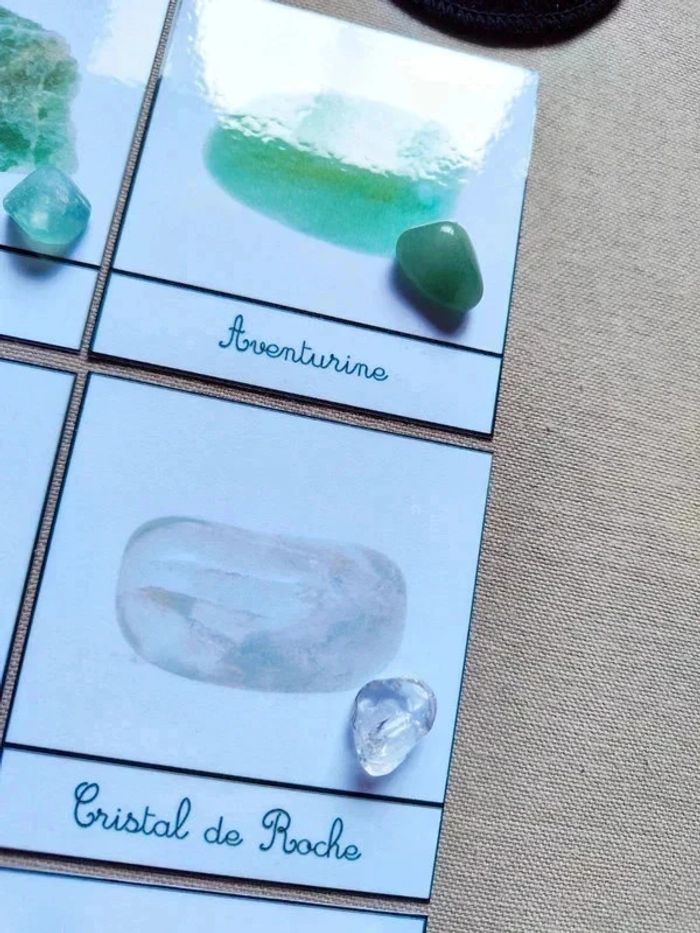 10 Cartes de nomenclature sur les pierres lithothérapie - photo numéro 5