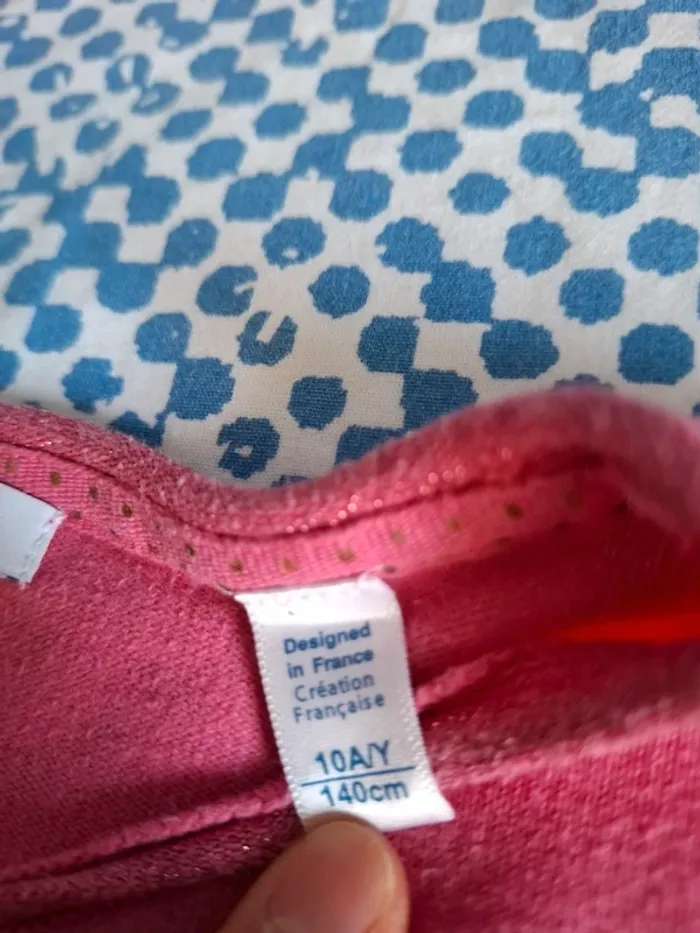 Gilet rose foncé 10 ans Okaïdi - photo numéro 2