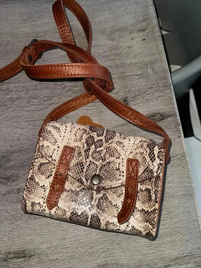 Sac Paul marius mini indispensable python - photo numéro 7
