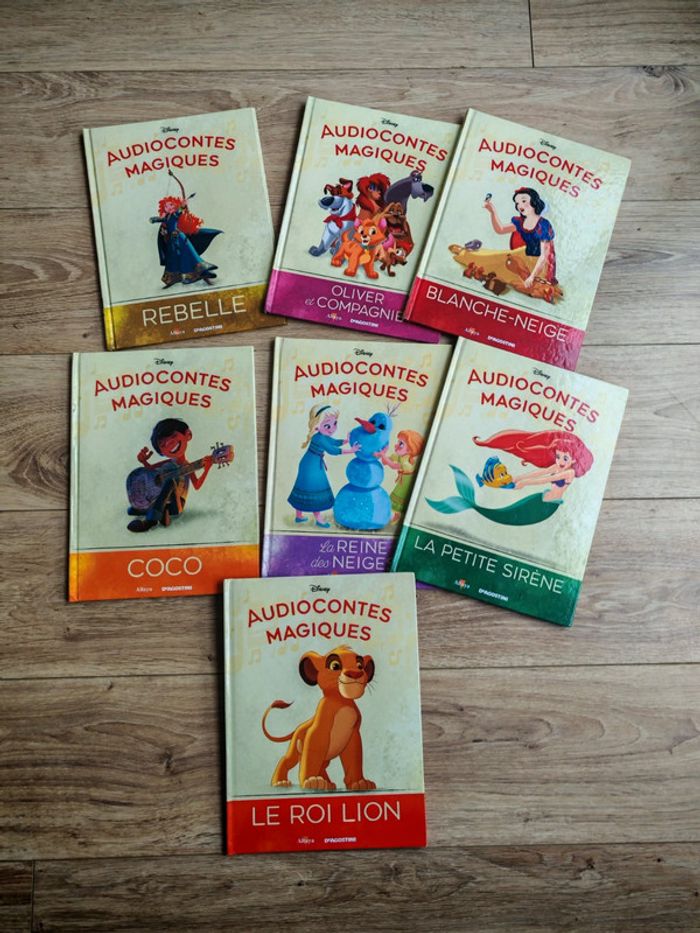 Lot livres audiocontes Disney histoire du soir