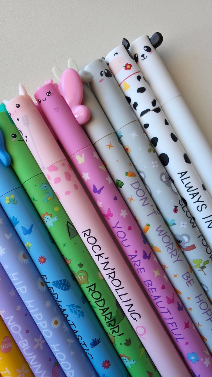 Lot de 22 stylos animaux kawaii type legami - photo numéro 5