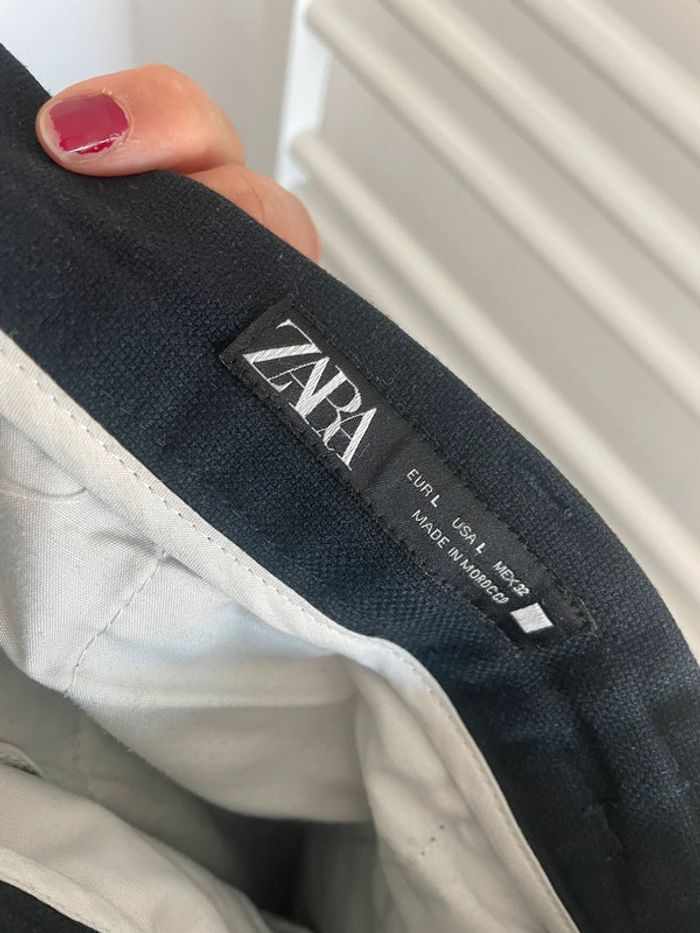 Pantalon noir chic et confortable - Zara - taille L - photo numéro 6