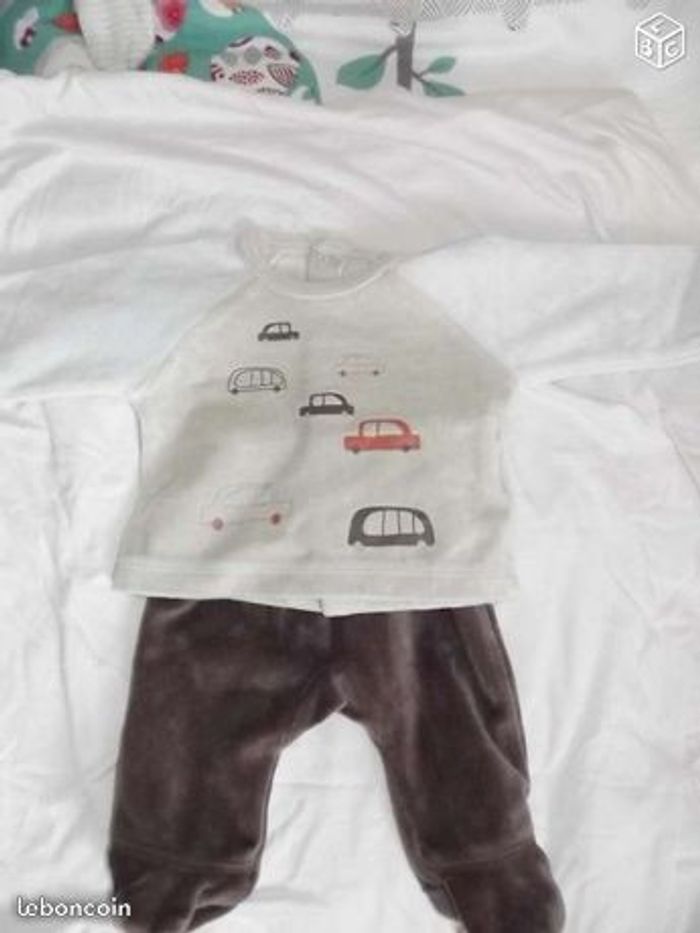 Ensemble hiver mi-saison Garçon Vertbaudet, taille 1 mois