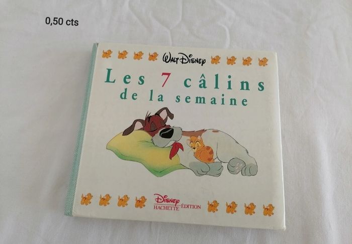 Livre les 7 câlins de la semaine disney
