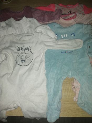 Lot pyjama chaud 3 mois fille