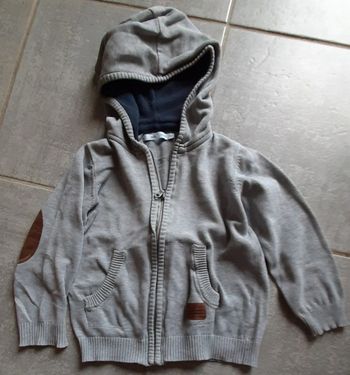 Gilet zippé gemo 5ans