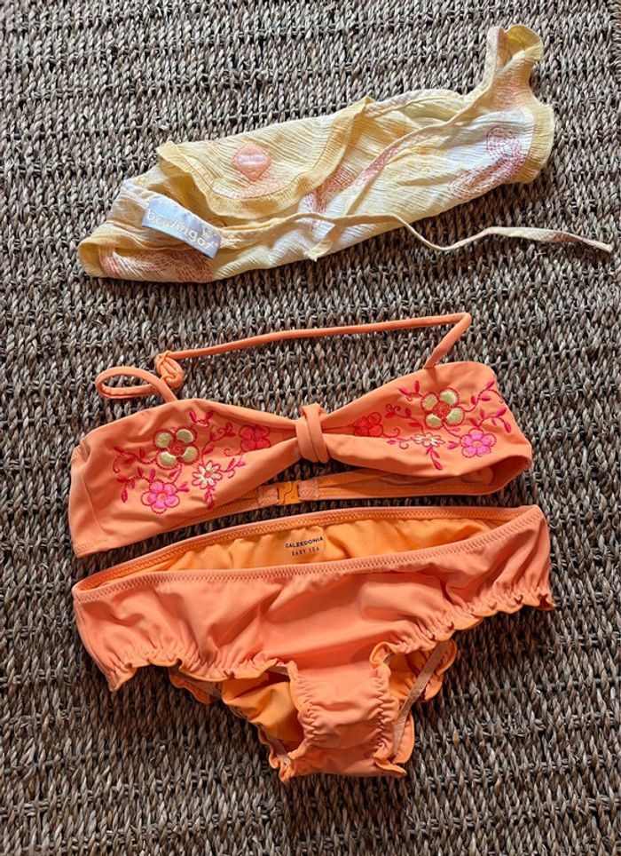 Bikini + foulard + jupe Zara - photo numéro 2