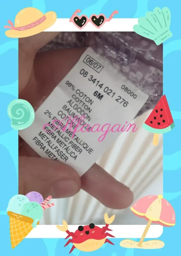 Ensemble blouse et Boléro jean 6mois - photo numéro 11