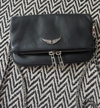 Pochette rock nano cuir zadig&voltaire