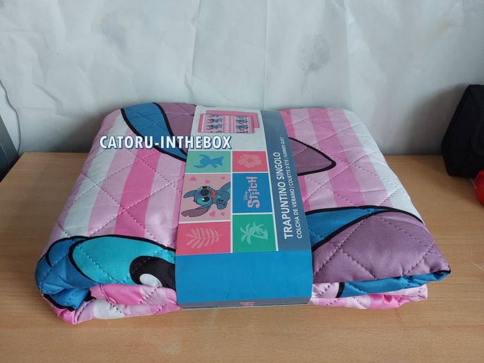 Couverture / Couette d'été / Quilt Disney Stitch | 150x250 - photo numéro 3