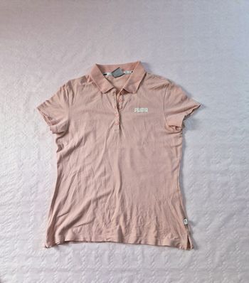 Polo rose Puma  , femme , taille M