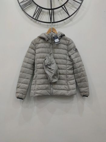 Doudoune duvet savea hublot taille M grise neuve