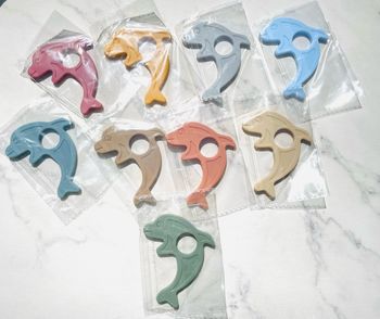 Anneaux de dentition silicone dauphin 🐬