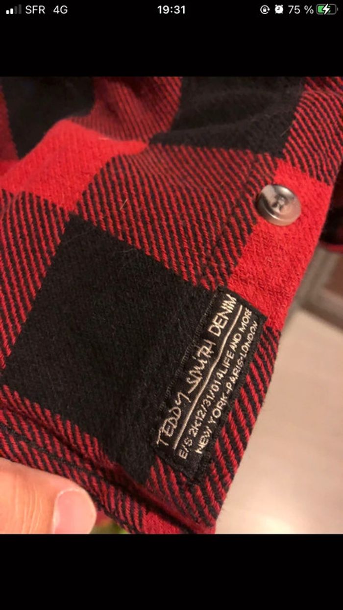 Chemise épaisse #teddy smith #12 ans - photo numéro 4