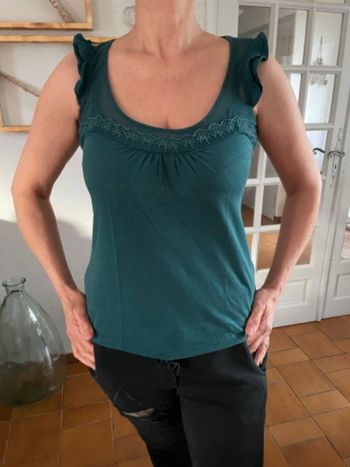 Débardeur vert naf naf