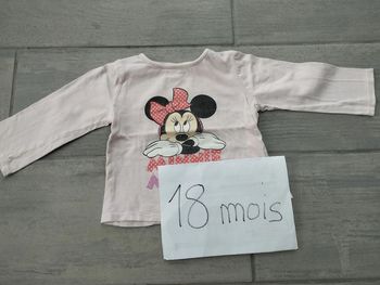Lot n° 434 T-shirt manches longues Disney Baby 18 mois
