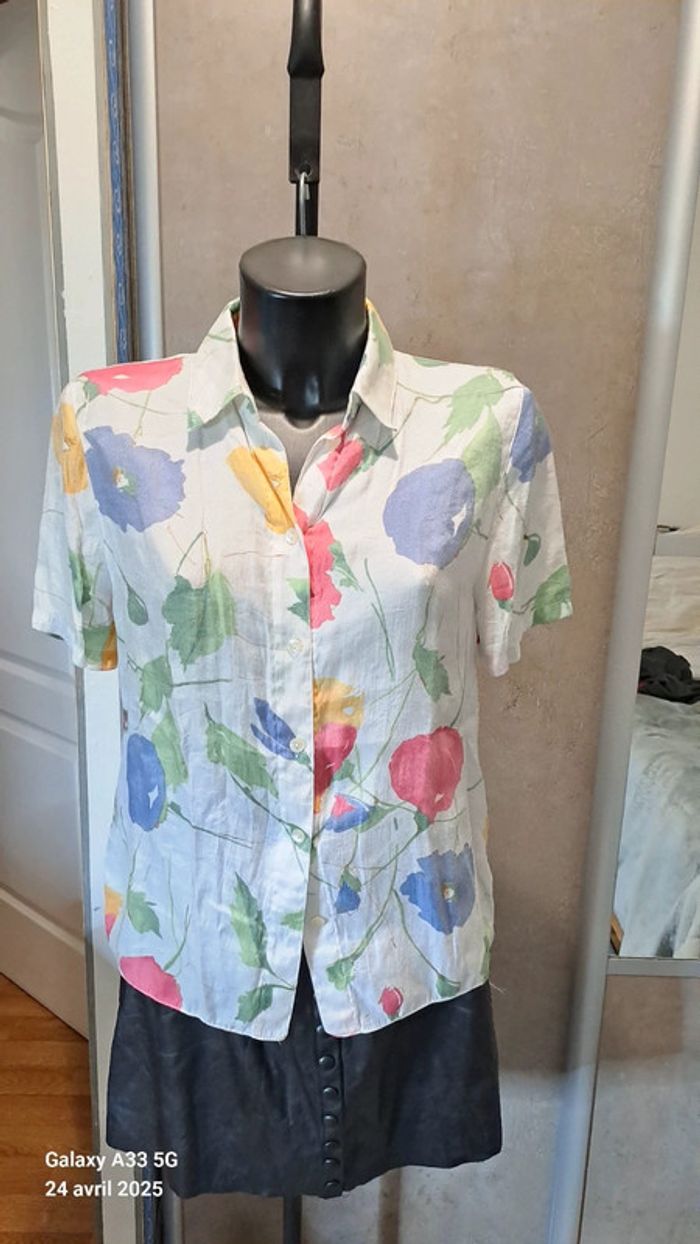 Chemise fleurie 38/40 - photo numéro 3