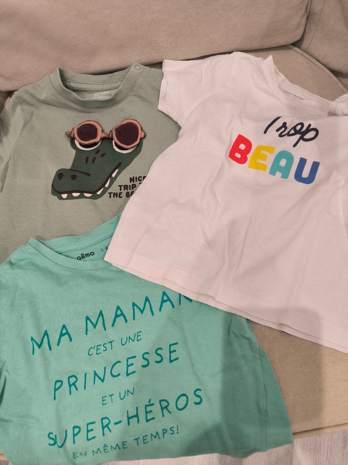 Lot tee shirts