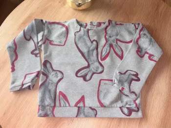 Pull sweat catimini lapin 6 ans