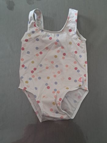 Maillot de bain à pois multicolores