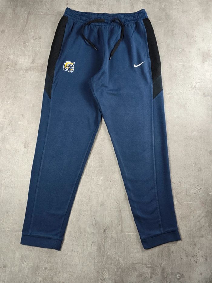 Pantalon jogging Nike corban university logo brodé bleu marine taille XL - photo numéro 3