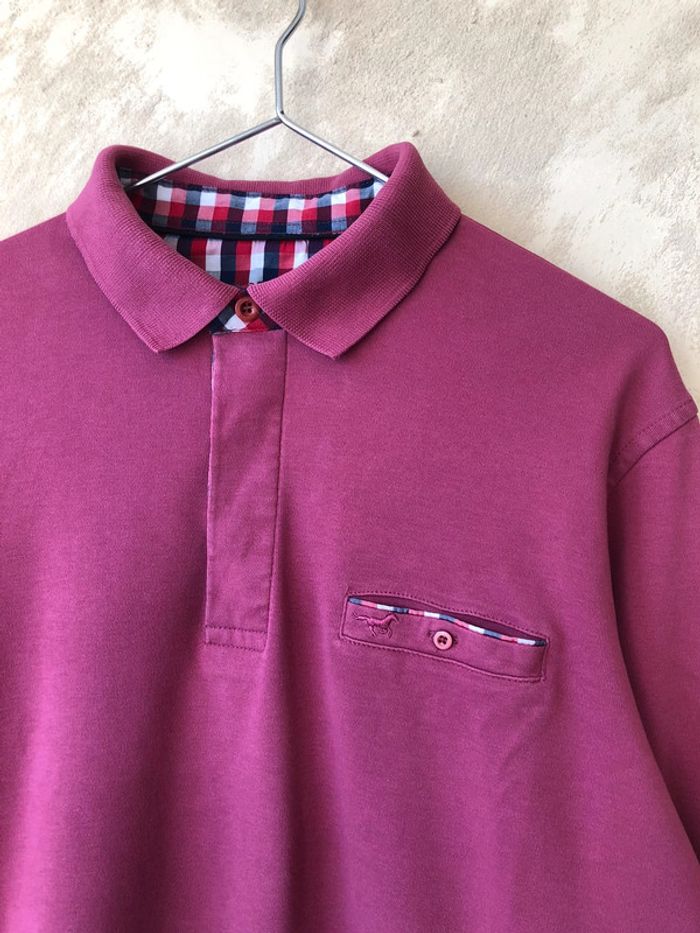 Top polo Sweat rose vintage M - photo numéro 3