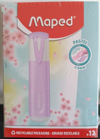 Maped Surligneurs Pastel Violet – Lot de 12