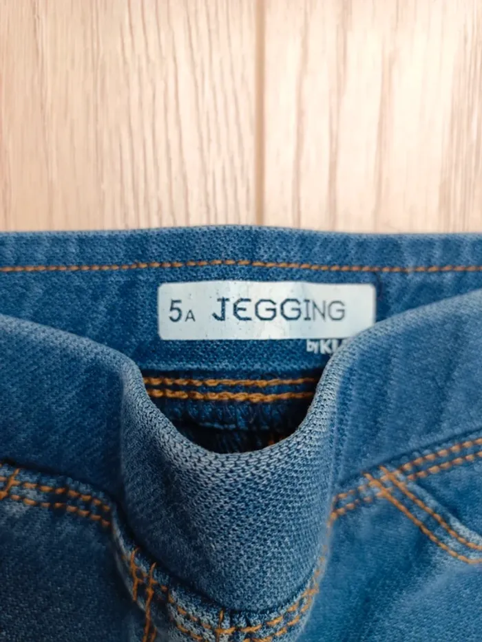 Jegging pantalon bleue 5 ans kiabi - photo numéro 2