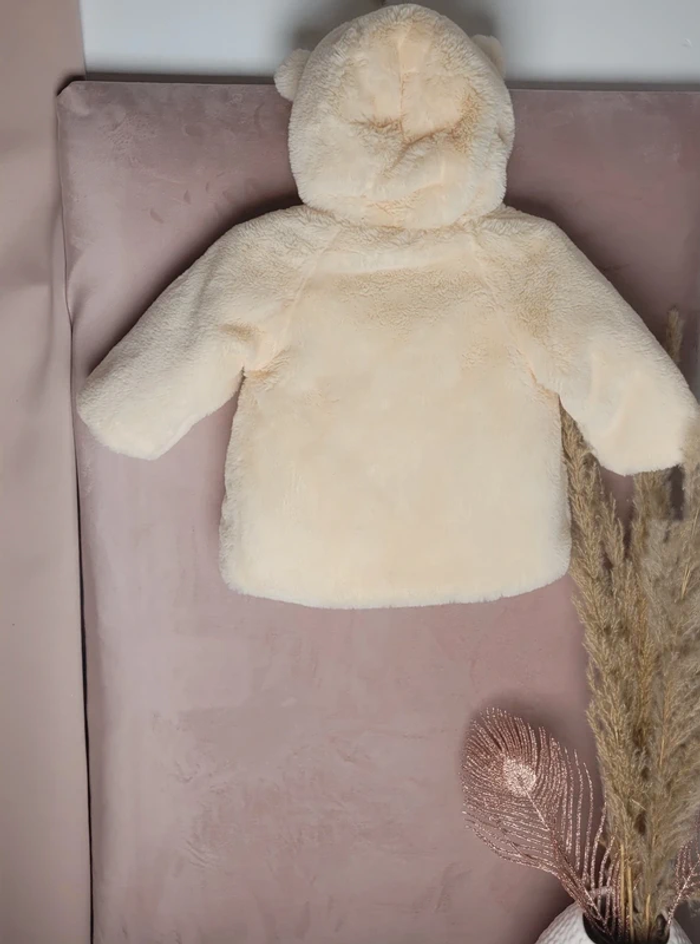 Manteau en fausse fourrure beige Kiabi enfant - photo numéro 5