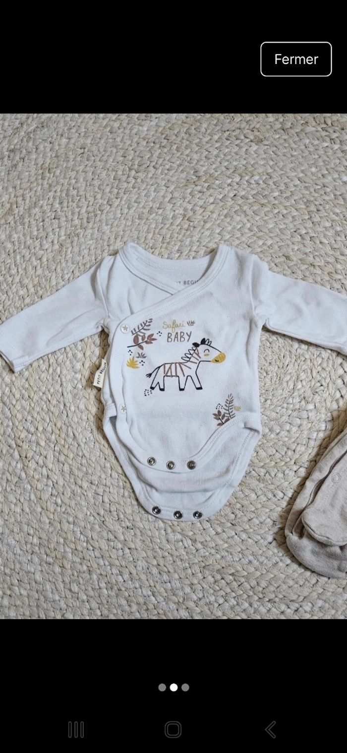 Pyjama + bodie naissance - photo numéro 2