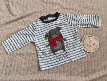 T-shirt à manches longues, 3 mois 👣